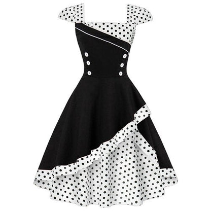 Robe Pin-Up Rockabilly années 50 – Édition Retro Glam.