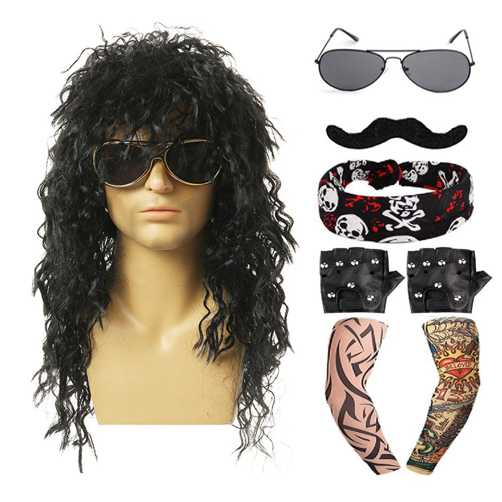 Accessoires Heavy Metal Traditionnel Punk et Disco avec des designs iconiques, parfaits pour un look audacieux et artistique. Édition Rock & Roll.