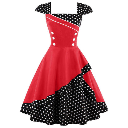 Robe Pin-Up Rockabilly années 50 – Édition Retro Glam.