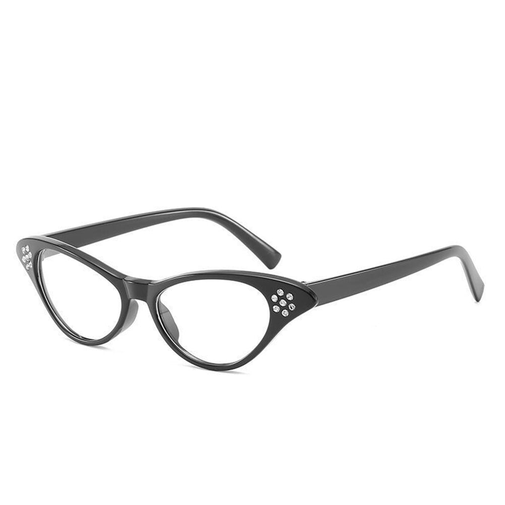 Lunettes vintage pour femmes, modèle Pink Ladies inspiré des années 50, couleur rose, style rétro et éclat brillant. Parfaites pour accessoiriser.