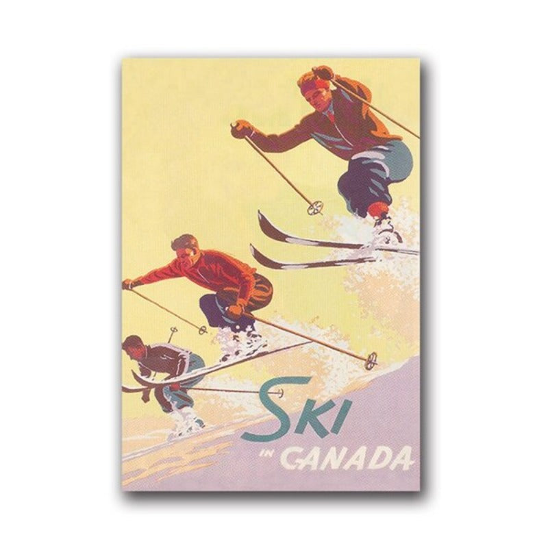 Affiche Années 70 Ski Vintage – Édition Retro Chill.