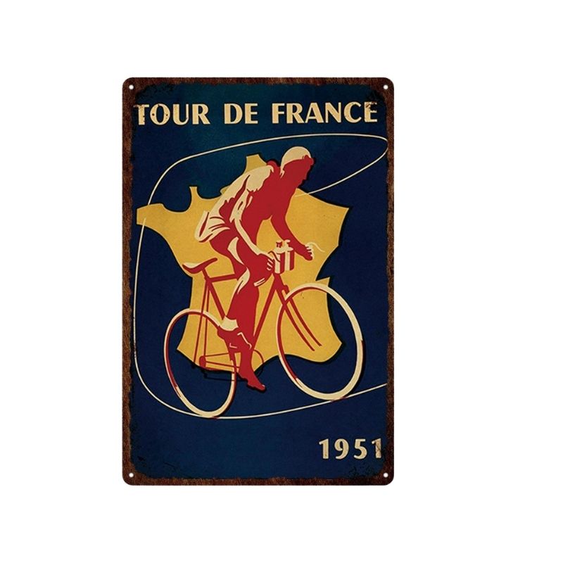 Affiche Années 70 Tour de France Vintage – Édition Nostalgie Sportive.