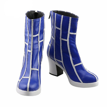 Bottes Bleues Années 60 – Édition Vintage Chic.