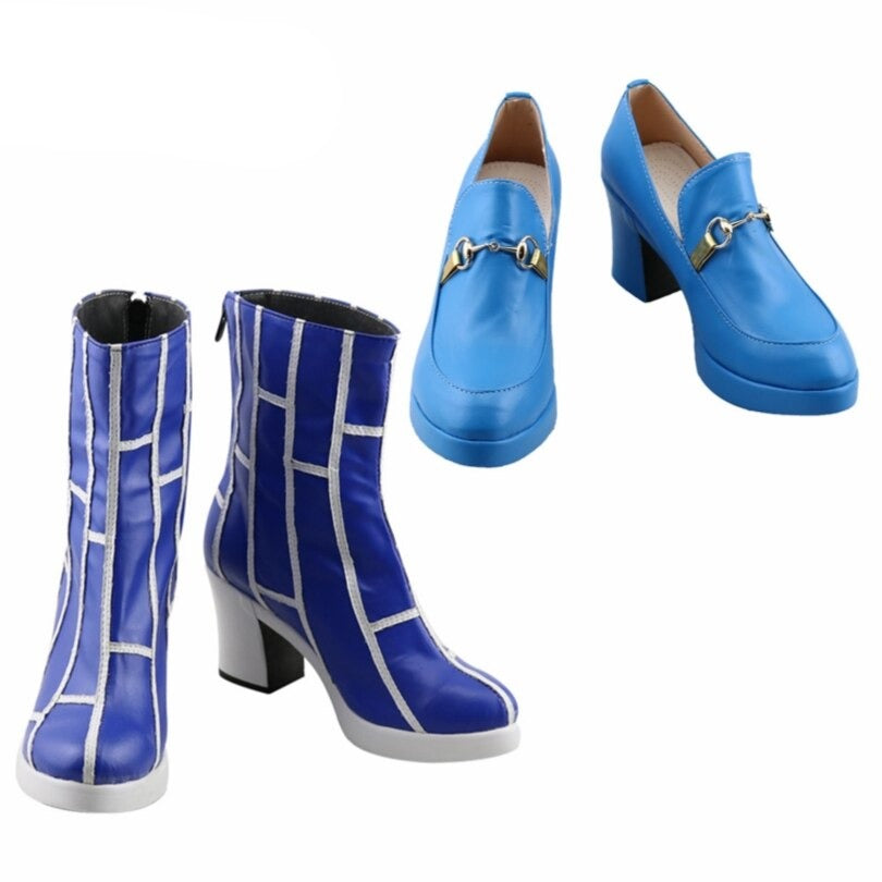 Bottes Bleues Années 60 – Édition Vintage Chic.