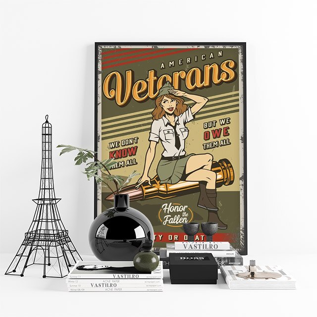 Affiches pin-up style rétro années 50 – Édition Vintage Glam.