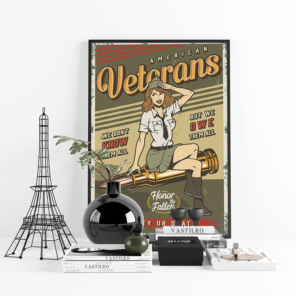 Affiches pin-up style rétro années 50 – Édition Vintage Glam.