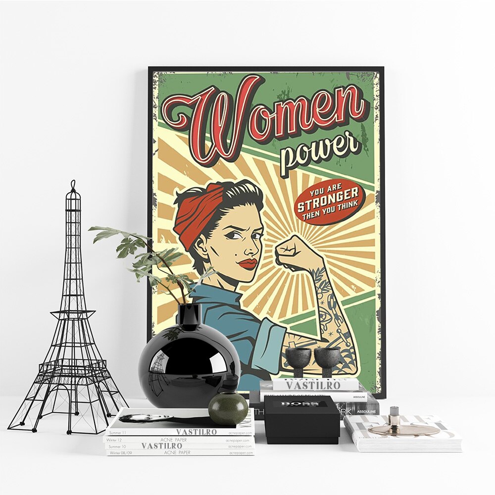 Affiches pin-up style rétro années 50 – Édition Vintage Glam.