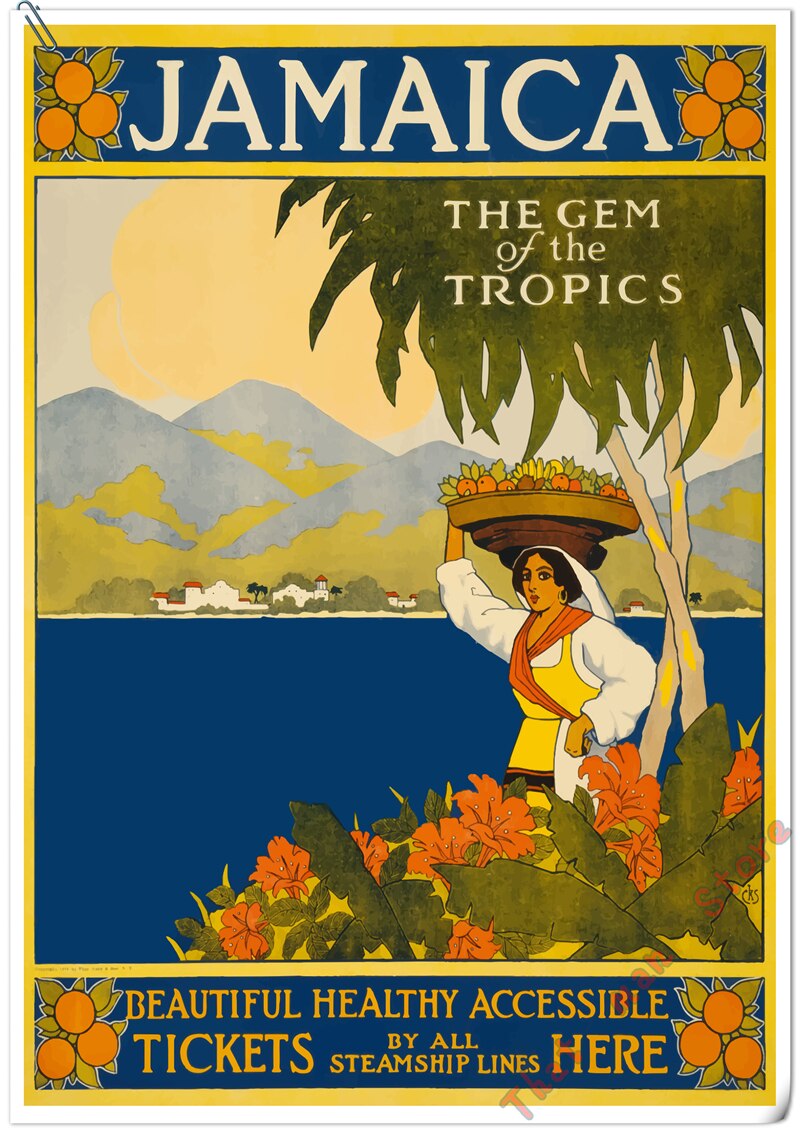 Affiches de voyage rétro années 50 – Édition Vintage Charm.