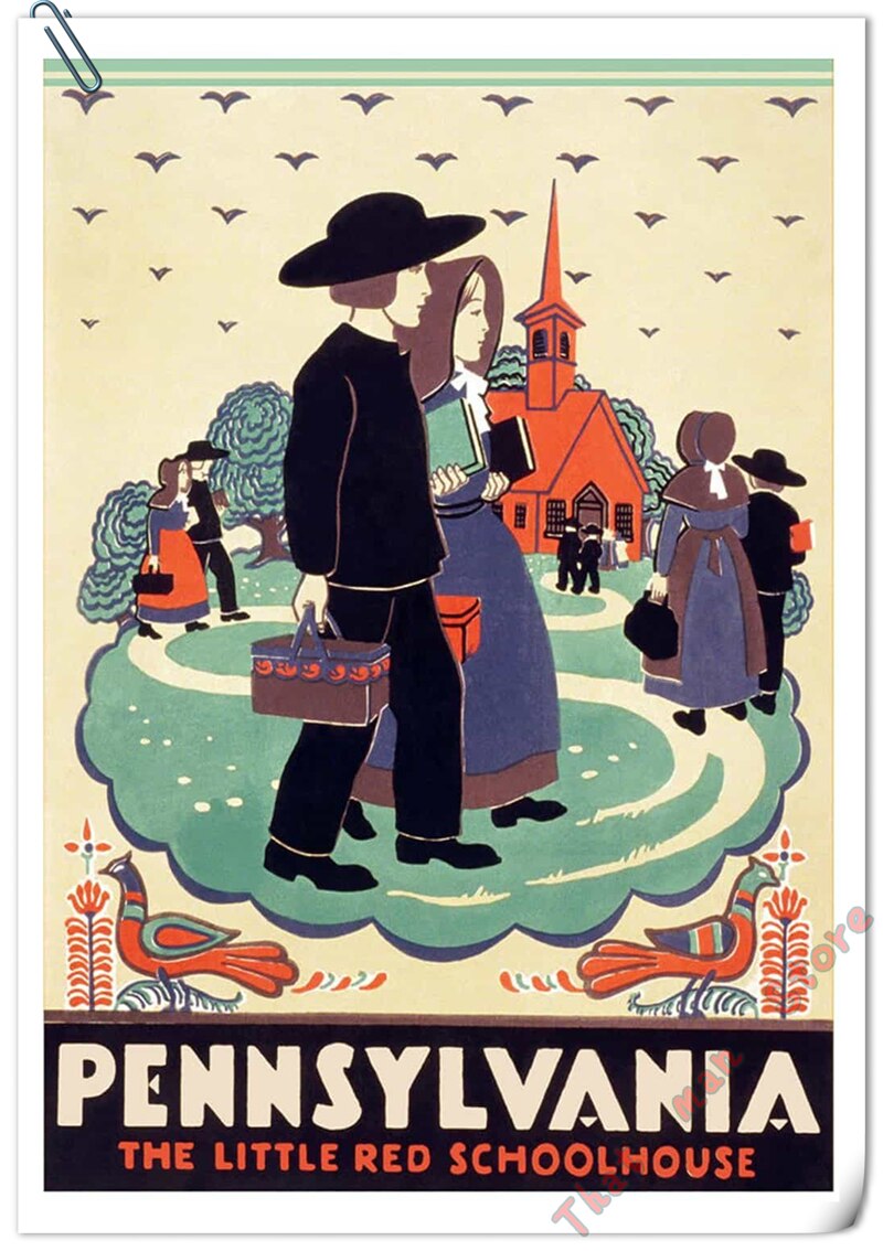 Affiches de voyage rétro années 50 – Édition Vintage Charm.