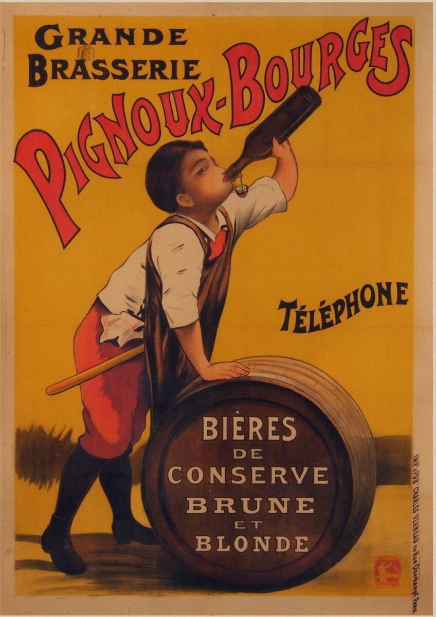 Poster Bière Années 70 – Édition Retro Vibes.