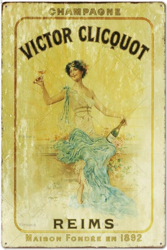 Affiche Femme Années 20 Champagne – Édition Glamour Vintage.