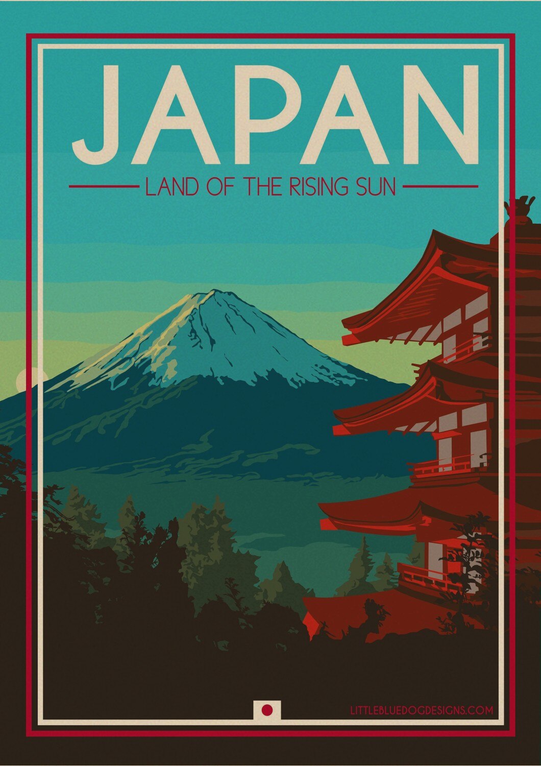 Affiche Années 70 Japon – Édition Vintage Chic.