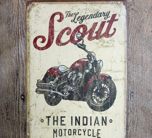 Affiche vintage des années 70 représentant une moto classique, style rétro, couleurs vives, ambiance nostalgique et aventureuse.